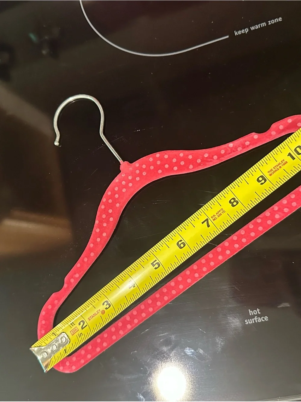 Kids Velvet Hangers in Pink Polka Dot - Pack of 10